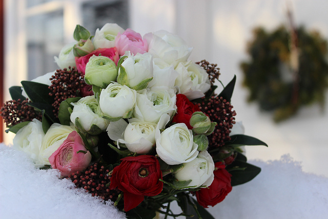 Winter wedding bouquet 