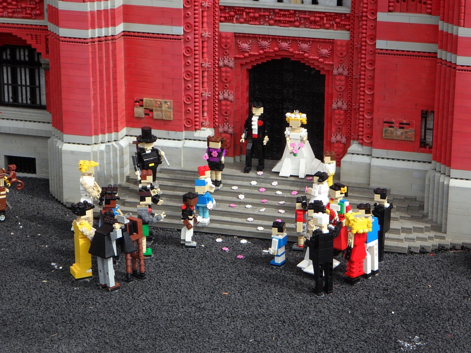 Lego Wedding settings